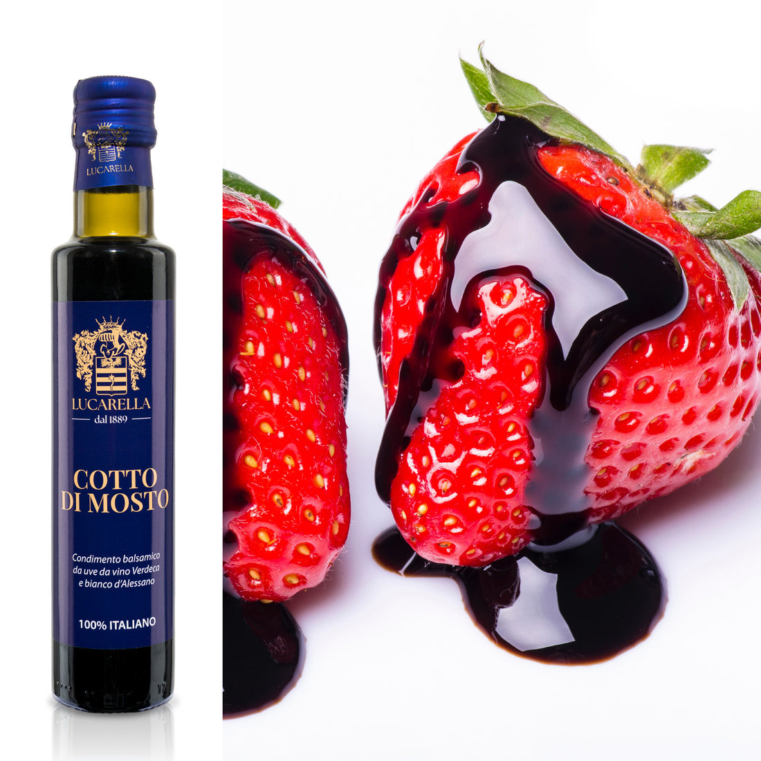 Condimento balsamico cotto di mosto da 250 ml