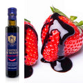 Cotto di mosto al peperoncino da 250 ml, condimento balsamico abbinato con fragole