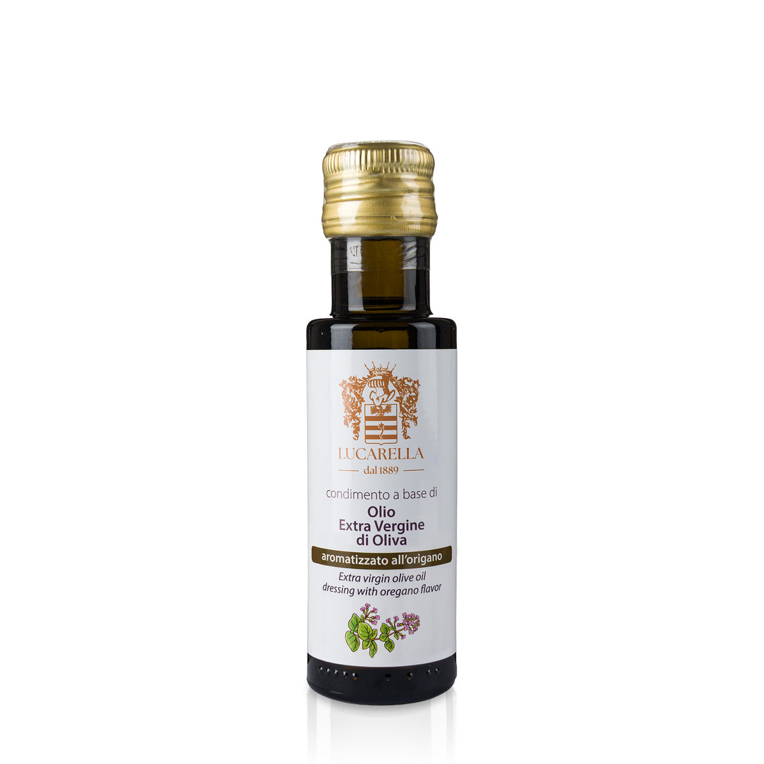 Condimento Olio Extra Vergine di oliva aromatizzato all'origano