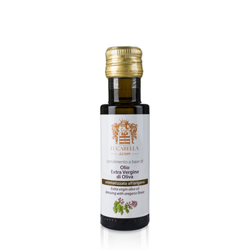 Condimento Olio Extra Vergine di oliva aromatizzato all'origano