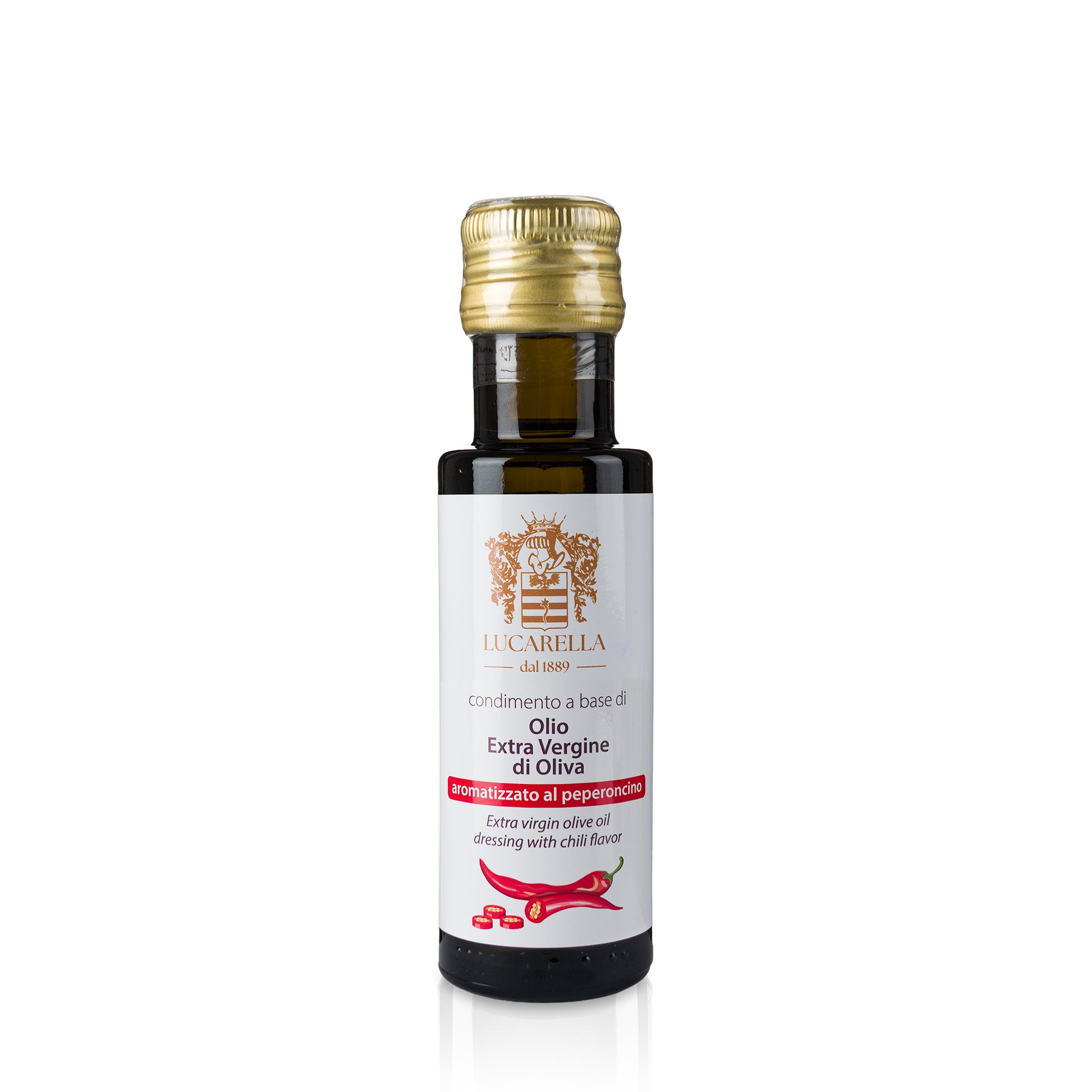 Condimento Olio Extra Vergine di oliva aromatizzato al peperoncino