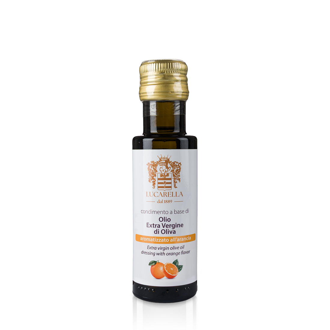 Olio Extra Vergine di oliva aromatizzato all'arancia