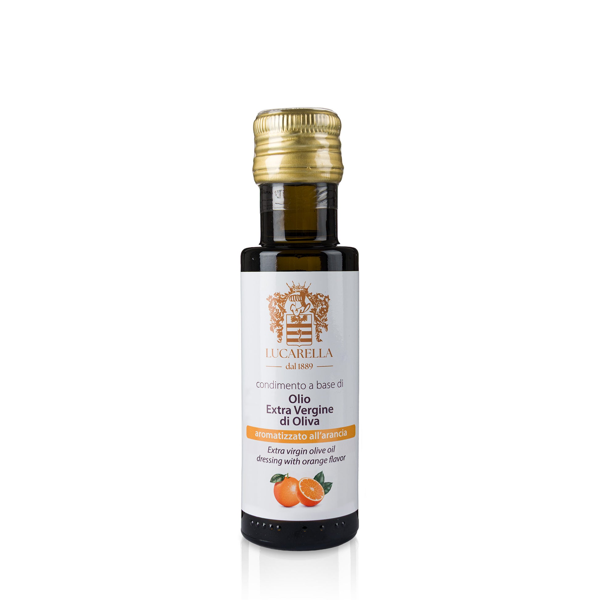 Olio Extra Vergine di oliva aromatizzato all'arancia