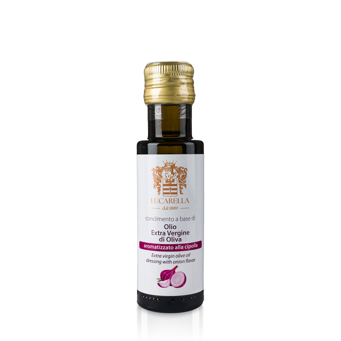 Condimento Olio Extra Vergine di oliva aromatizzato alla cipolla