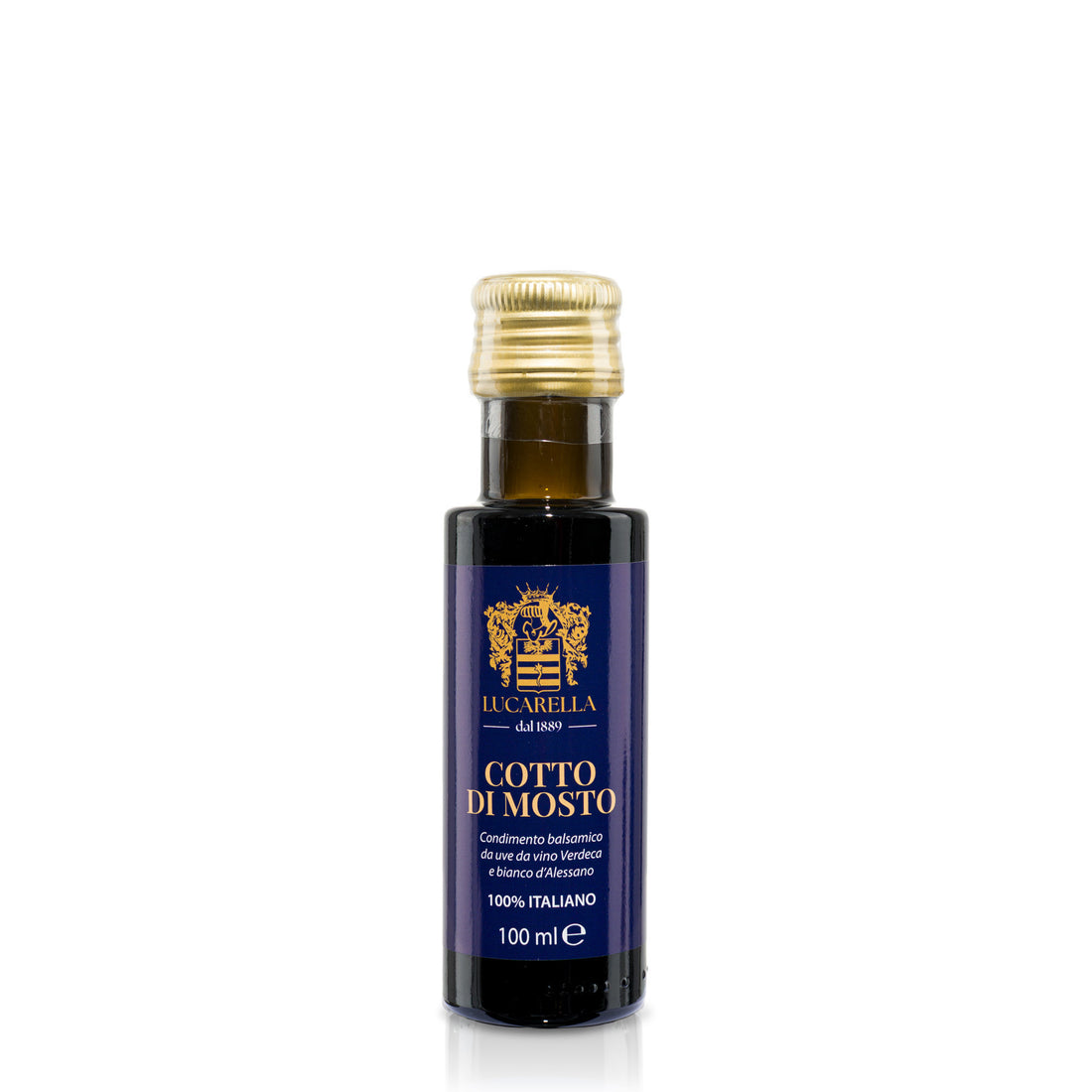 Cotto di Mosto da 100 ml  ottenuto dalla lenta cottura del mosto d'uva fino a ottenere una consistenza densa 