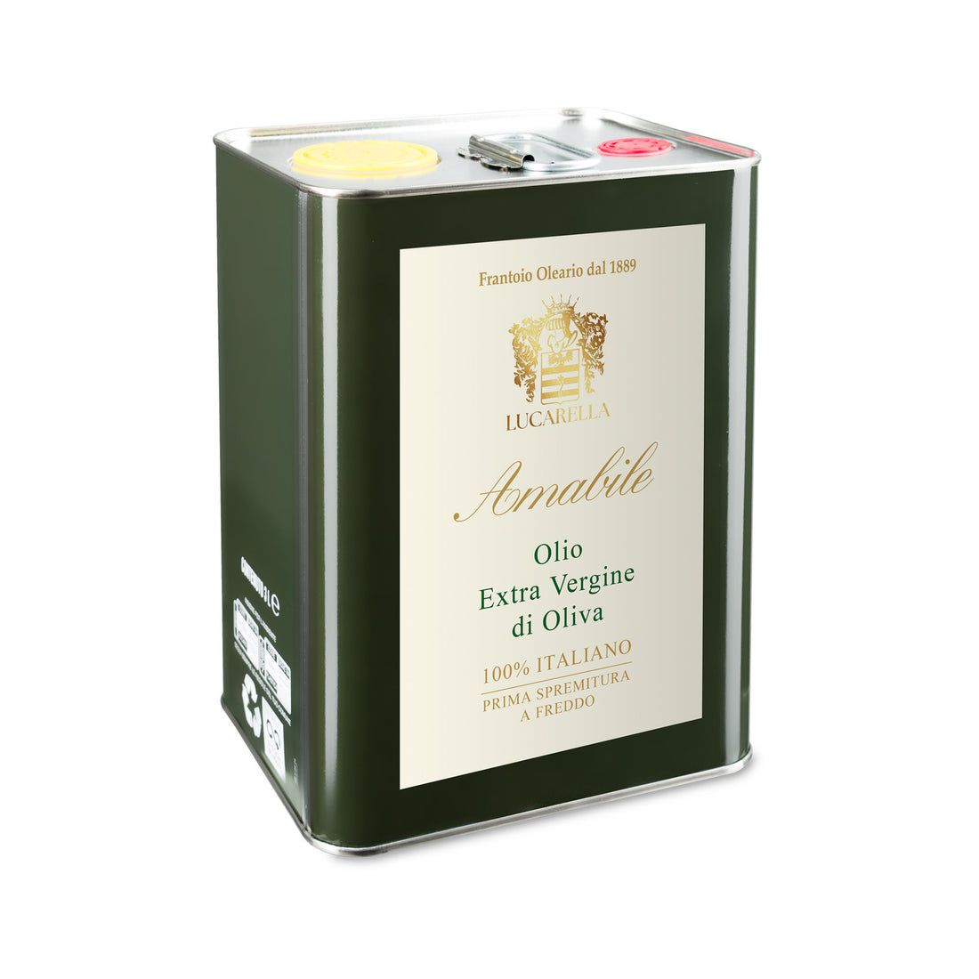 Lattina di Olio extravergine di oliva Amabile da 3 lt - L'Acropoli di Puglia