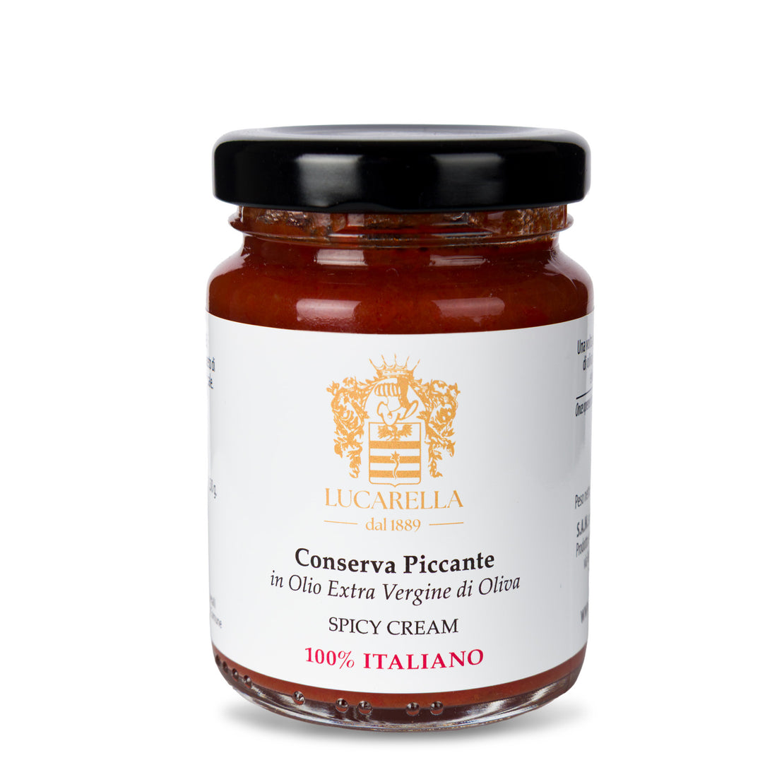 Conserva piccante in olio extravergine di oliva 100 gr. - L'Acropoli di Puglia