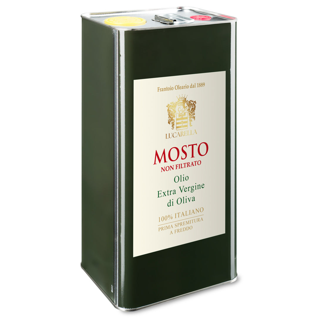 Lattina di Olio extravergine di oliva Mosto da 5 lt - L'Acropoli di Puglia