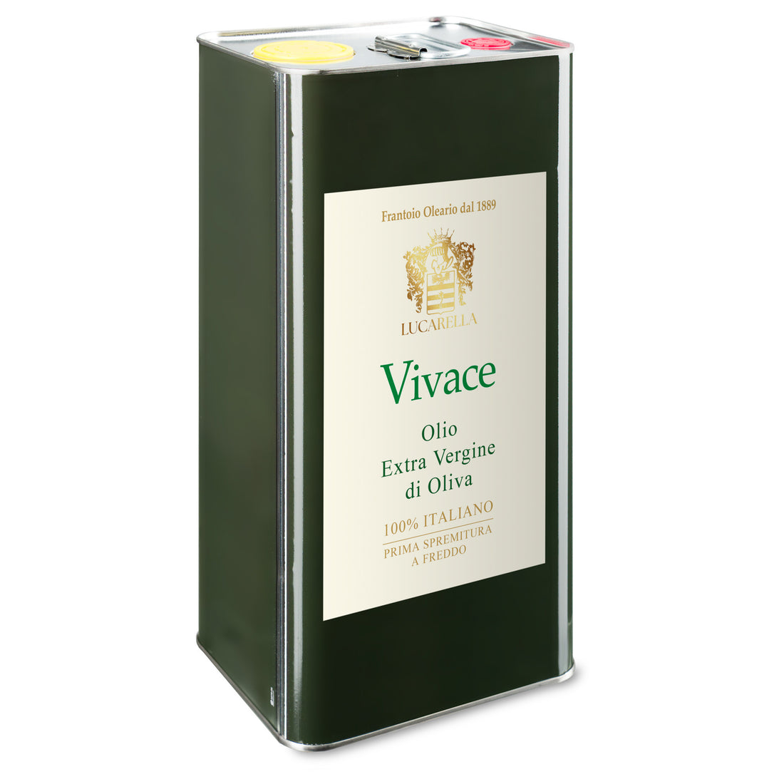 Lattina di Olio extravergine di oliva Vivace da 5 lt - L'Acropoli di Puglia