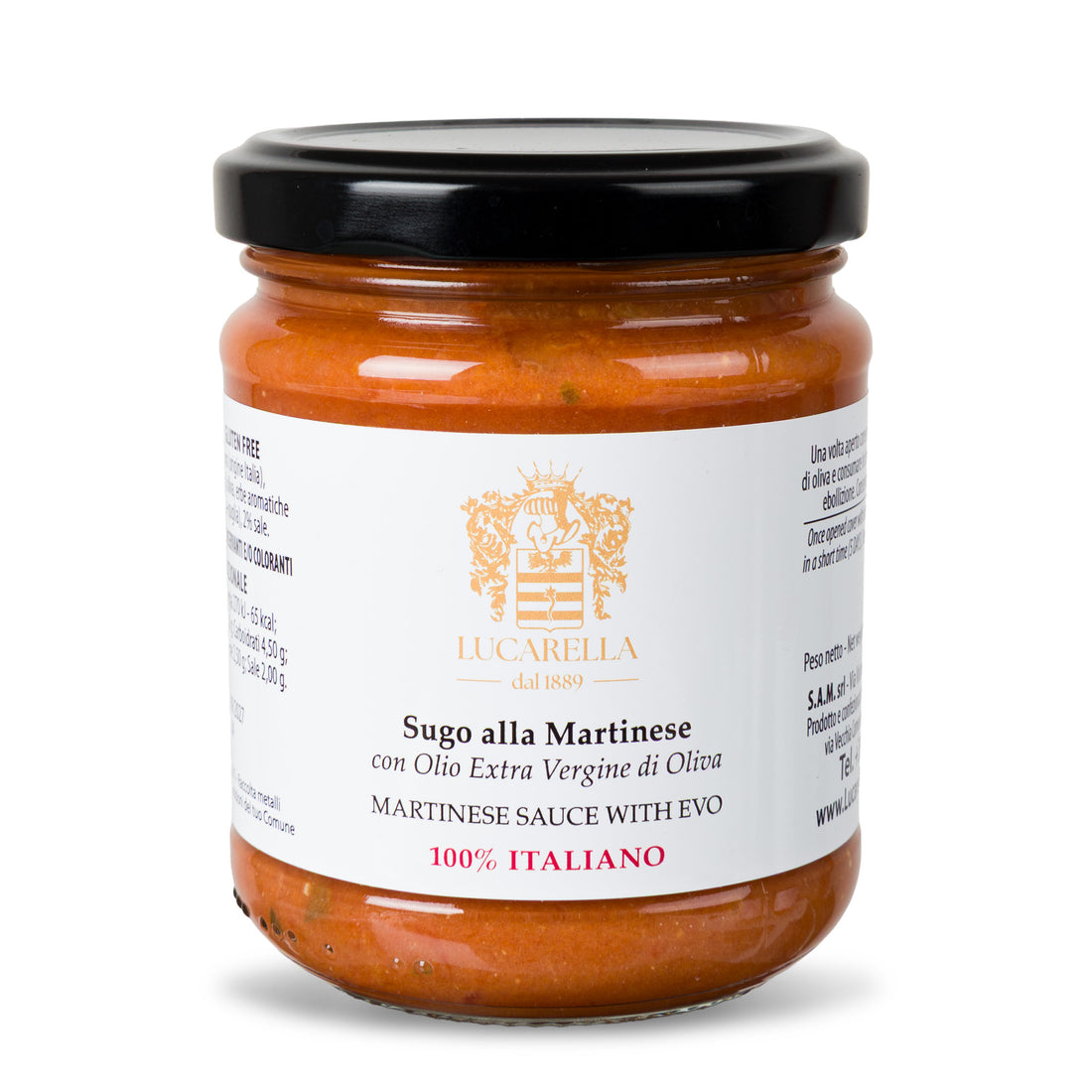 Sugo alla martinese con olio extravergine di oliva 200 gr. - L'Acropoli di Puglia